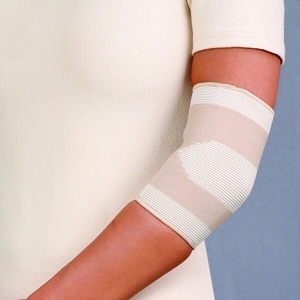 Flexible seamless elbow bandage
